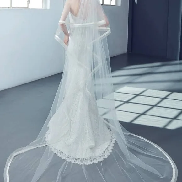 Peter Langner Cream Wedding Dress - Picture 5 of 6